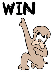 Win dog