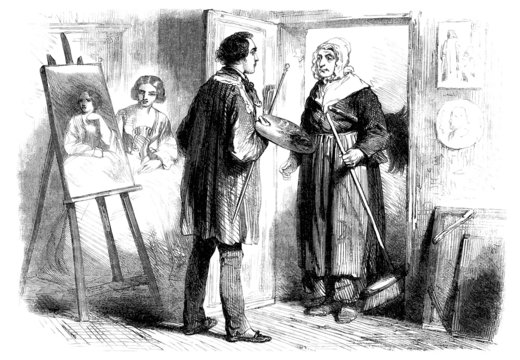 Painter - Peintre - Maler - 19th century