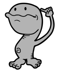 Gray puppet