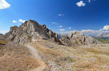 Fototapeta na wymiar Dolomity - Costabella grzbiet