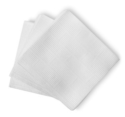 White paper napkins