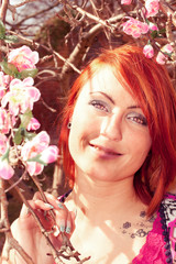 Naklejka premium Rote Haare