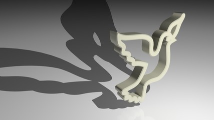 The white dove - Peace