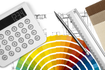 Worktable interior design