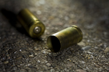 Bullets on ground