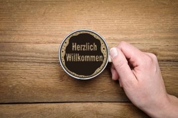 herzlich willkommen