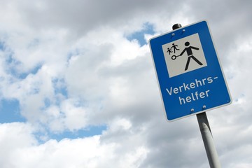 Deutsches Verkehrszeichen: Verkehrshelfer