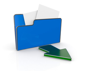 folder icon, data transfer