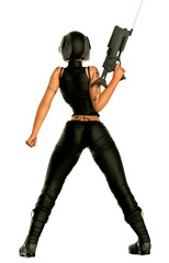 Fototapeta premium POLICE GIRL PIN UP
