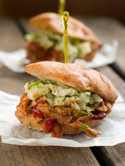 Pulled pork sandwich