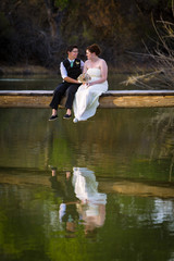 Couple By The Lake