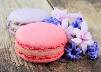 French macaroons .Dessert