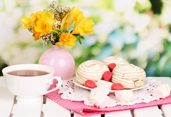 Beautiful set with tea