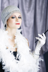 retro flapper style
