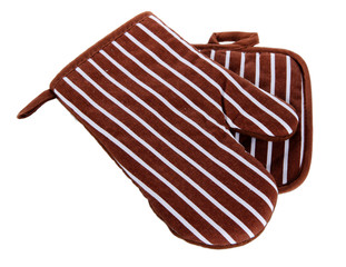 Potholder brown isolated on white