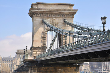 Kettenbrücke in Budapest, Ungarn