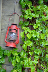 Old red lantern