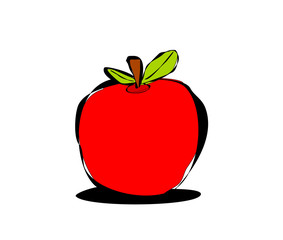 apple sketch