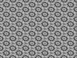 Silver Daisy Pattern