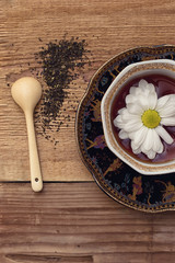 Травяной чай из цветов ромашки