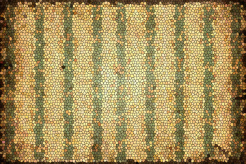 Mosaikmuster - Grüne Streifen