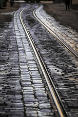 Fototapeta premium Tram tracks