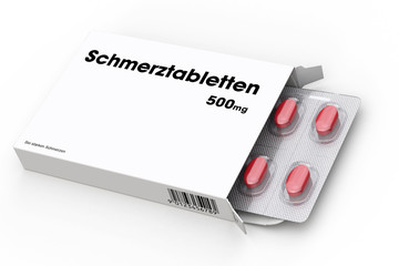 Schmerztabletten pack of pills