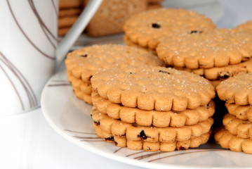 Biscuits on a plate