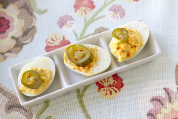 Jalepeno Deviled Eggs