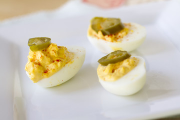 Jalepeno Deviled Eggs