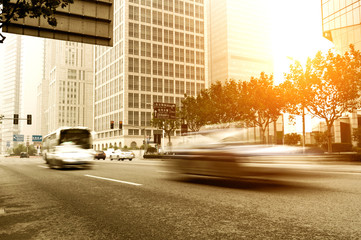 The streets of Shanghai