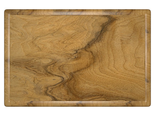 Holzbrett quadratisch - 3D