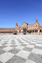 Fototapeta na wymiar Square of Spain