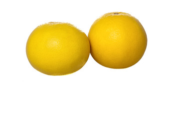 Fresh grapefruits