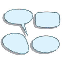 Vector dialog clouds web icons