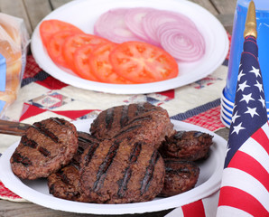 4th of July Burgers