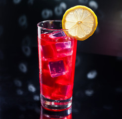 Campari cocktail in Disco setting