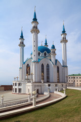 Fototapeta na wymiar Kul Sharif Mosque in Kazan Kremlin.