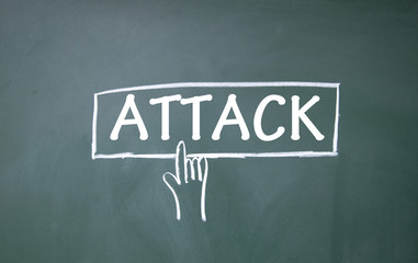 abstract finger click attack sign