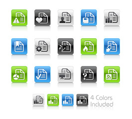 Documents 2 / The vector includes 4 colors in different layers
