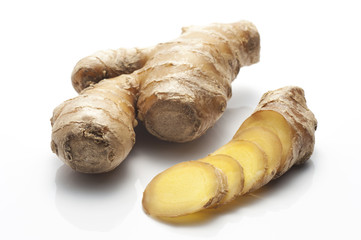 スライスした生姜