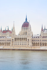Fototapeta na wymiar facade of parliament, Hungary