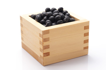 升にはいった黒豆