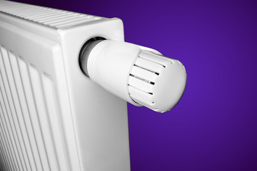 Radiator with thermostat