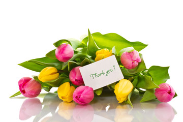 Fototapeta premium Beautiful bouquet of tulips