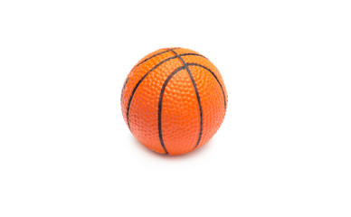 Fototapeta premium Orange basket ball, photo on the white background