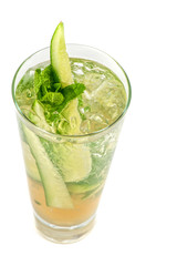 cocktail with cucumber
