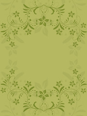 floral, flora, ornament,  blüten, retro, banner,  rahmen, vektor