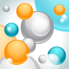 Abstract geometric background, design template.