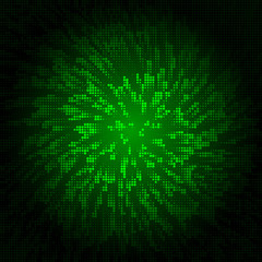 Abstract halftone lighting effects background